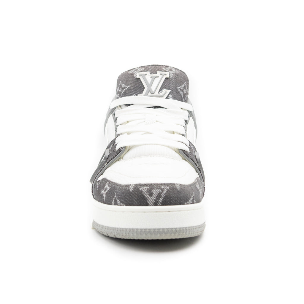 Louis Vuitton Trainer Denim Grey White