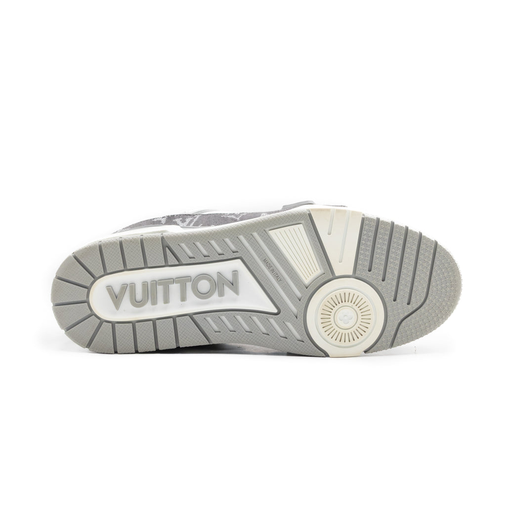Louis Vuitton Trainer Denim Grey White