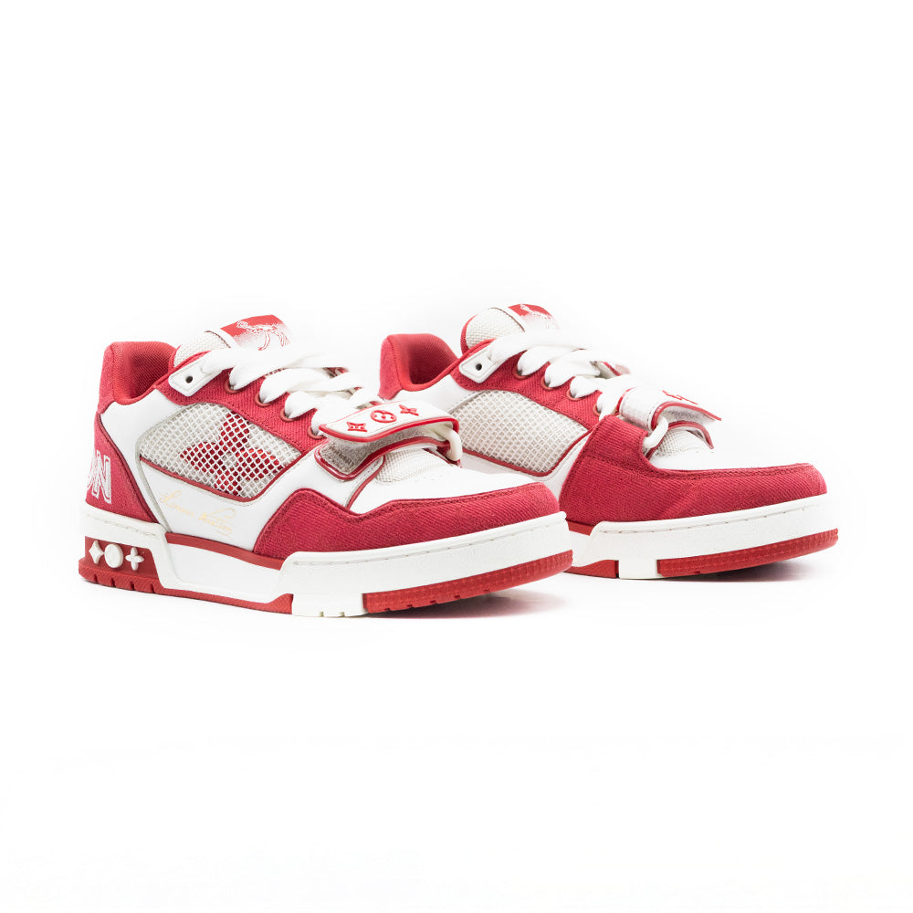 Louis Vuitton Trainer Scratch Rouge