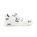 Louis Vuitton Trainer White Black Logo