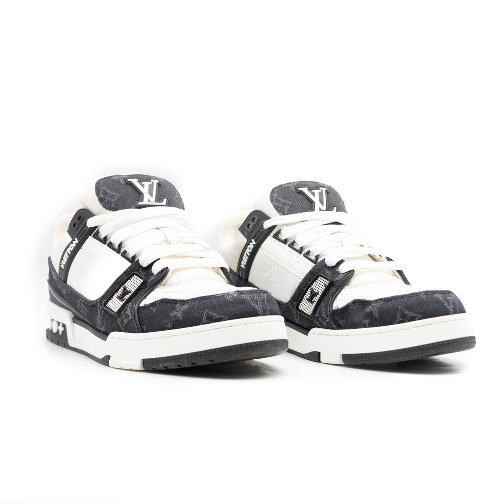 Louis Vuitton Trainer White Black White