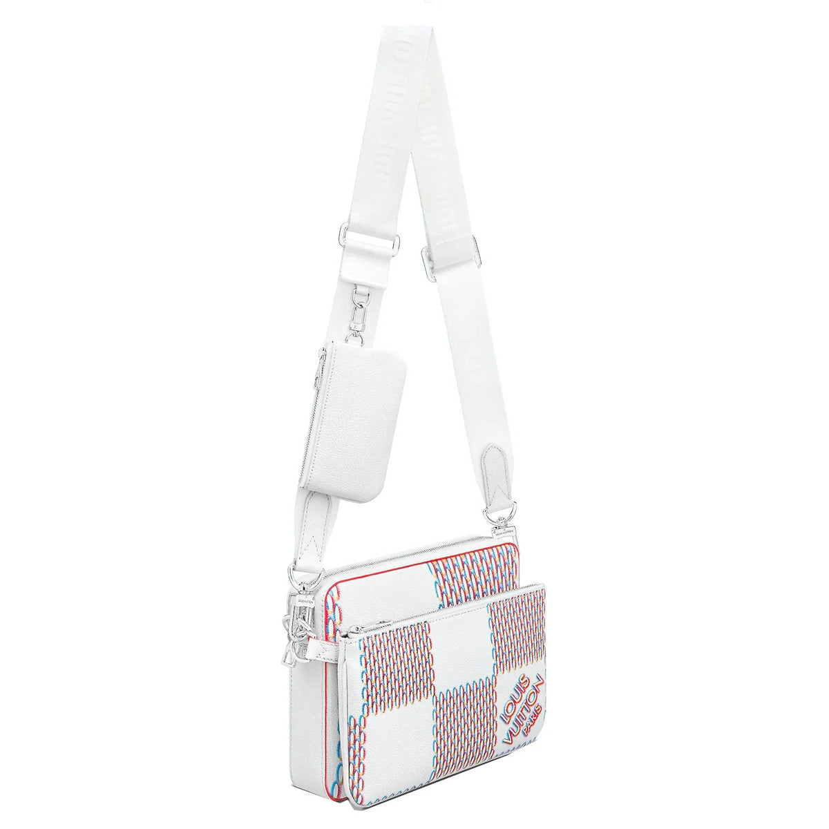 Louis Vuitton Sacoche - Damier Spray Leather Trio Messenger