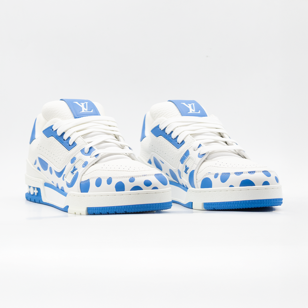 Louis Vuitton x Yayoi Kusama Trainer White Blue