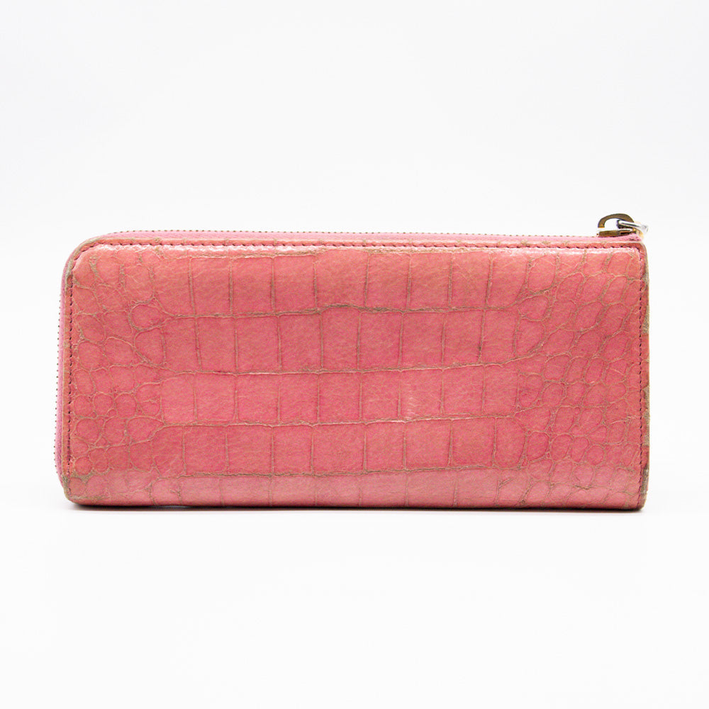 Miu Miu Portefeuille Cuir Rose