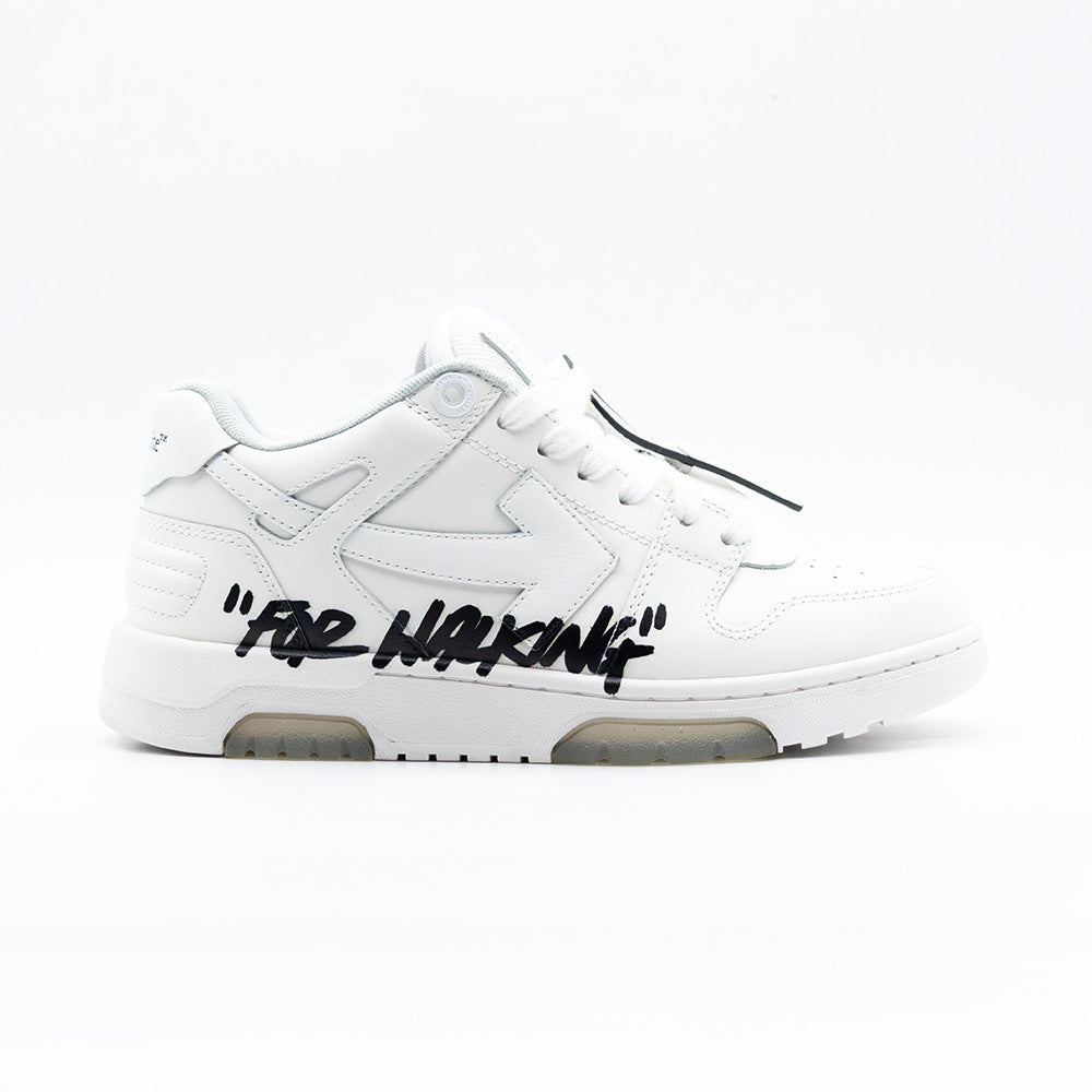 Off-White Out Of Office OOO  Low Tops For Walking White Black