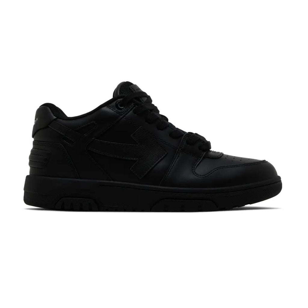 Off-White Out Of Office OOO "For Walking" Low Tops Black White