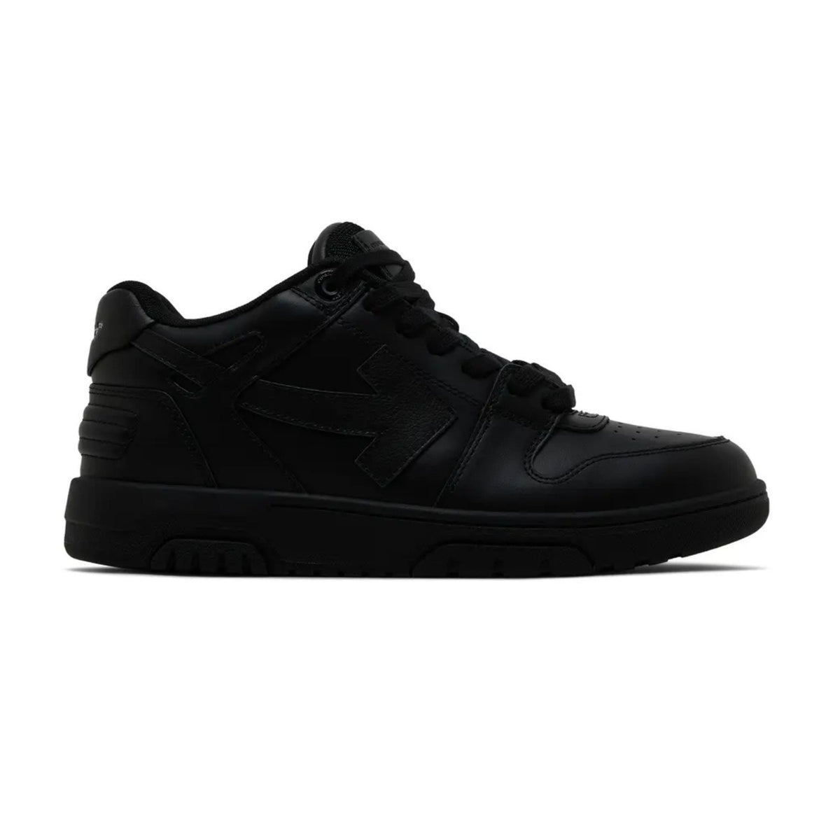 Off-White Out Of Office OOO "For Walking" Low Tops Black White