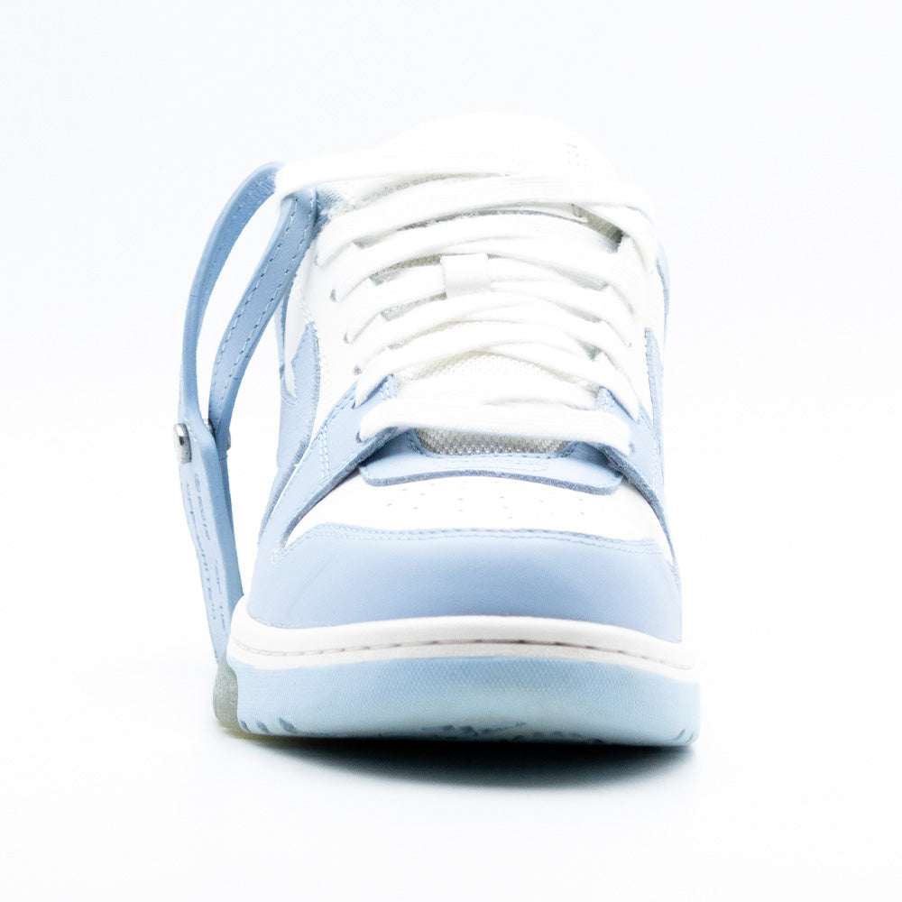 Off-White Out Of Office OOO Low Tops Leather White Light Blue