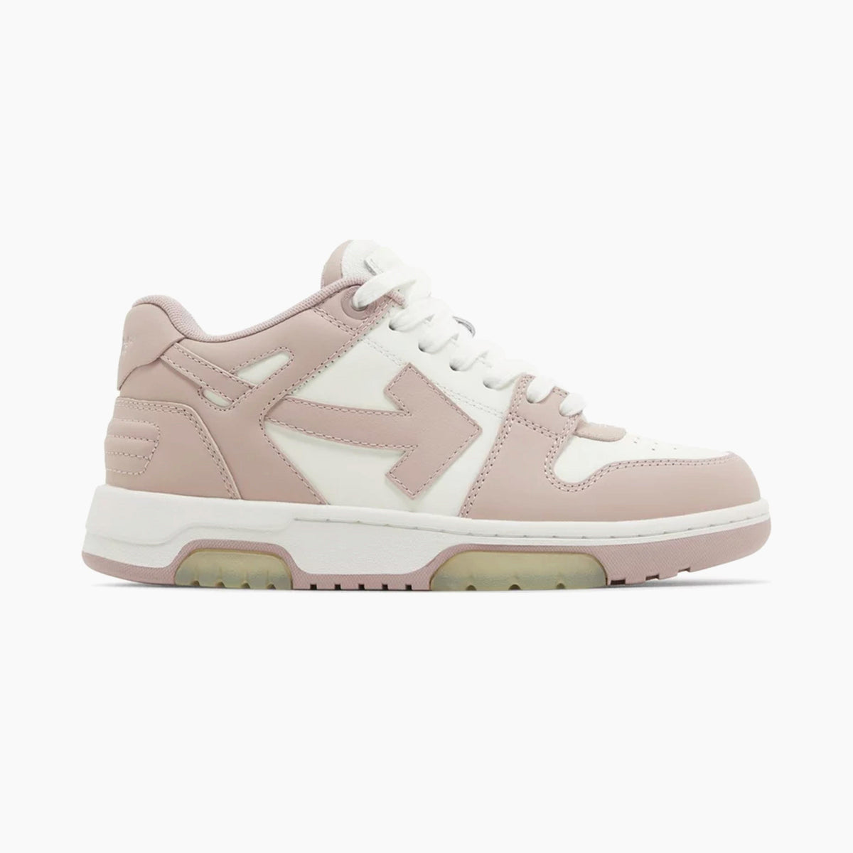 Off-White Out Of Office OOO Low Tops Pink White