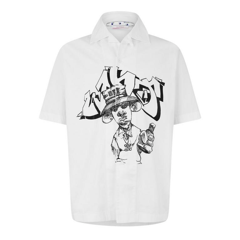 Off-White Surchemise Graff Pupp Blanc