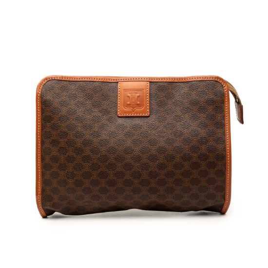Pochette Celine Macadam Coated Clutch 2008