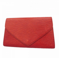 Pochette Louis Vuitton Art Déco Épi rouge Castillan