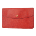 Pochette Louis Vuitton Epi Montaigne 27 rouge castillan
