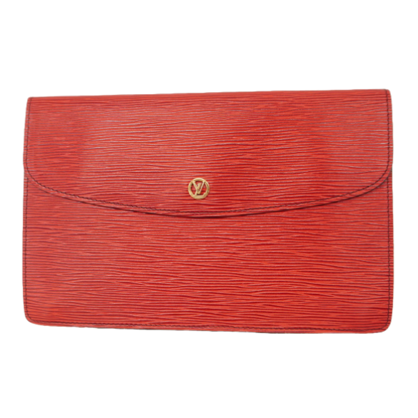 Pochette Louis Vuitton Epi Montaigne 27 rouge castillan