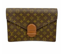 Pochette Louis Vuitton Ranelagh monogramme marron