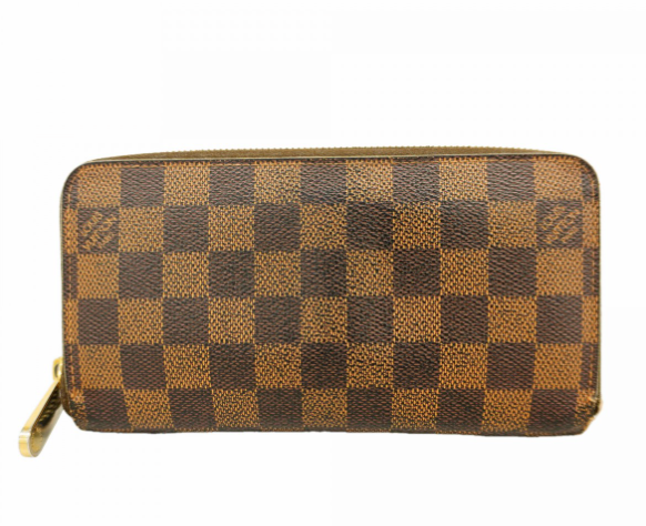 Portefeuille long Louis Vuitton Damier Zippy Wallet ébène