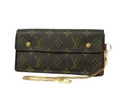 Portefeuille long Louis Vuitton Monogram Portefeuille Accordéon marron