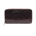 Portefeuille long Louis Vuitton Vernis Zippy Wallet amarante