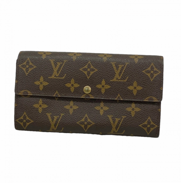 Portefeuille Monogram Pochette Porte-Monnaie Crédit marron