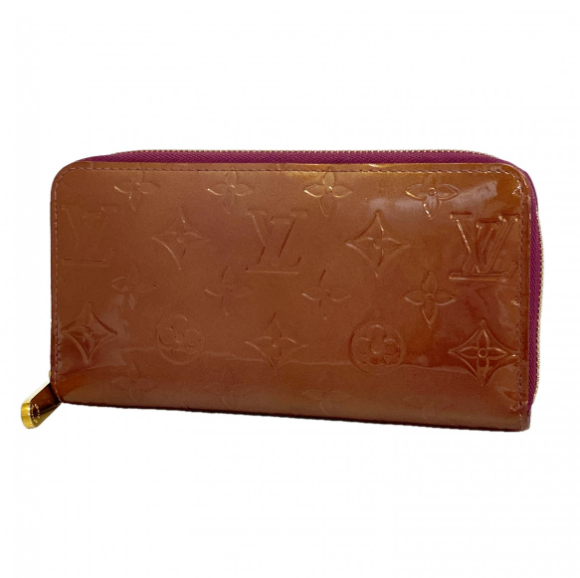 Portefeuille Zippy en cuir verni Louis Vuitton