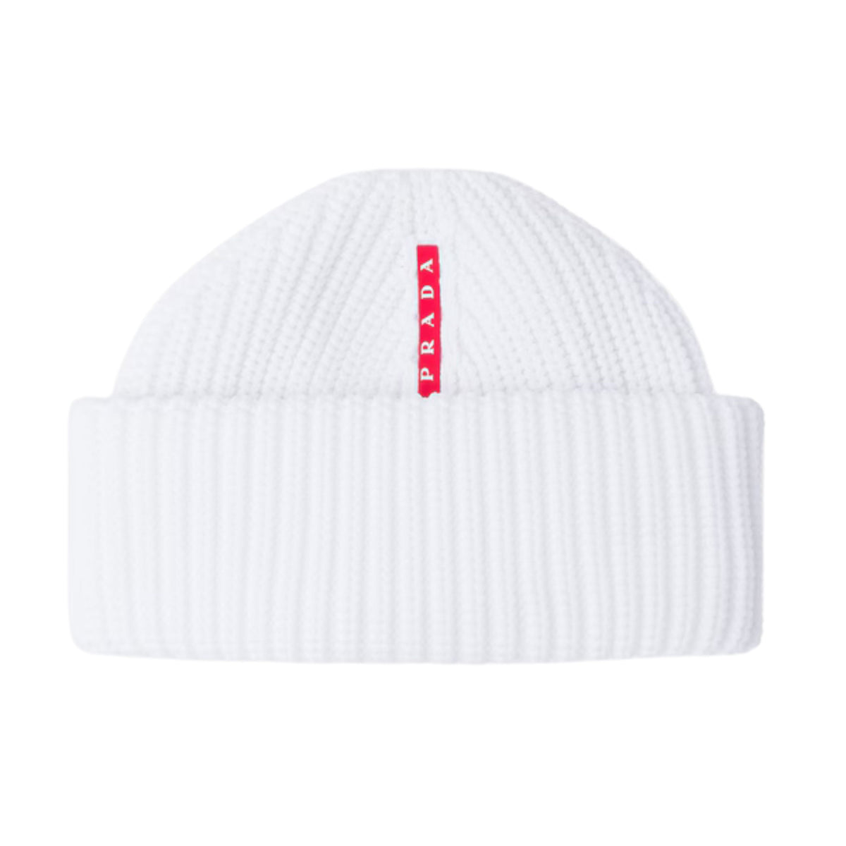 Prada Bonnet en Re-Nylon Tec Rec côtelé
