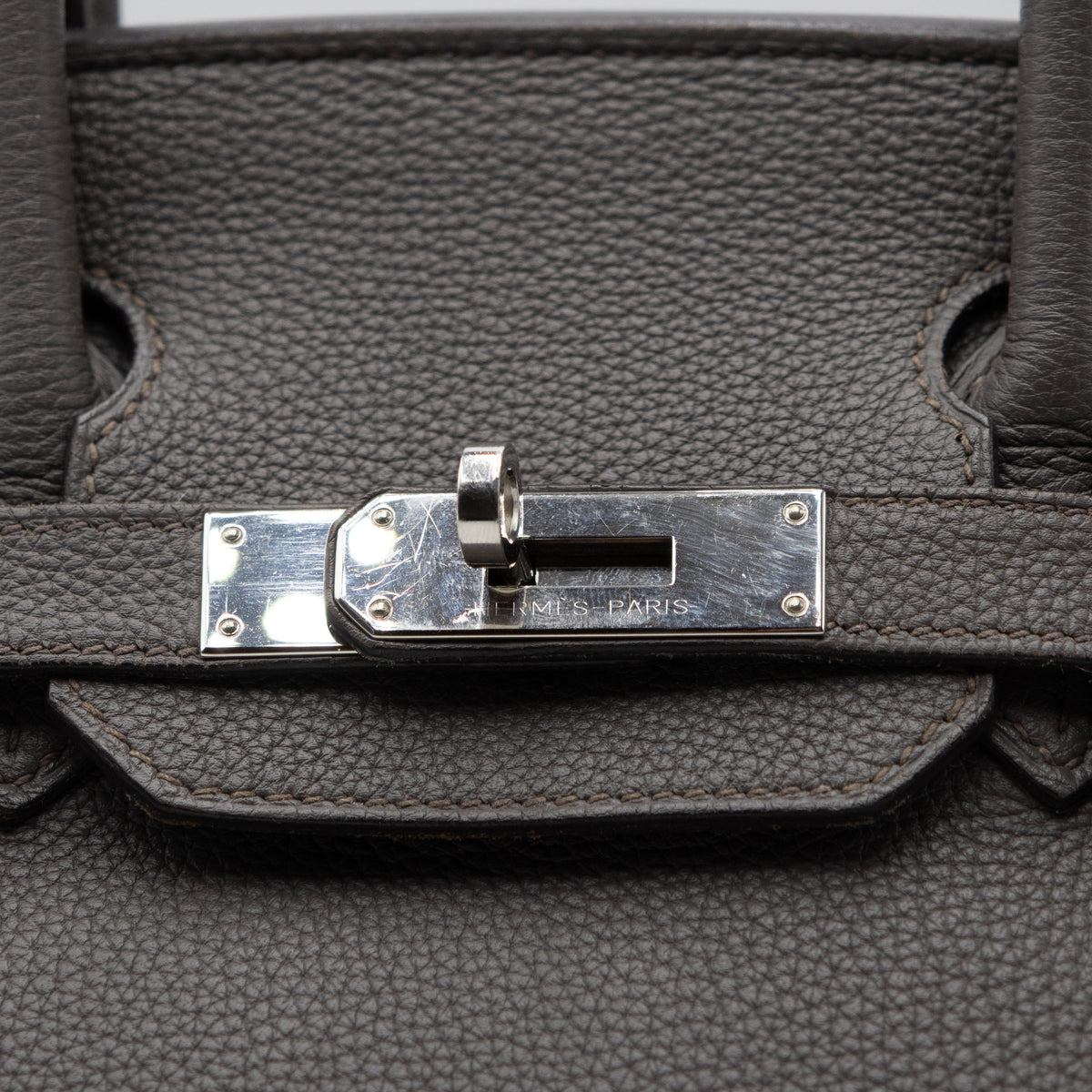 Sac à main Hermès Birkin 30 Etoupe grey