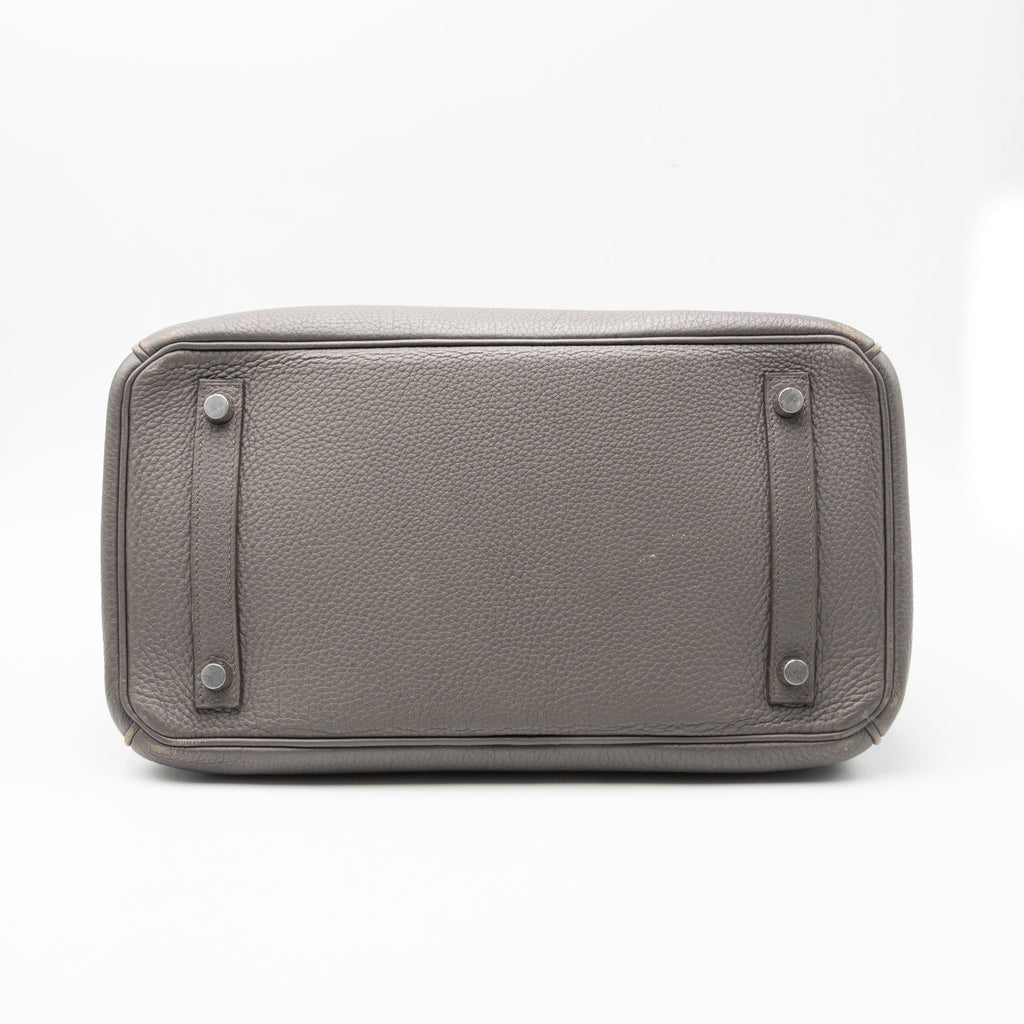 Sac à main Hermès Birkin 30 Etoupe grey