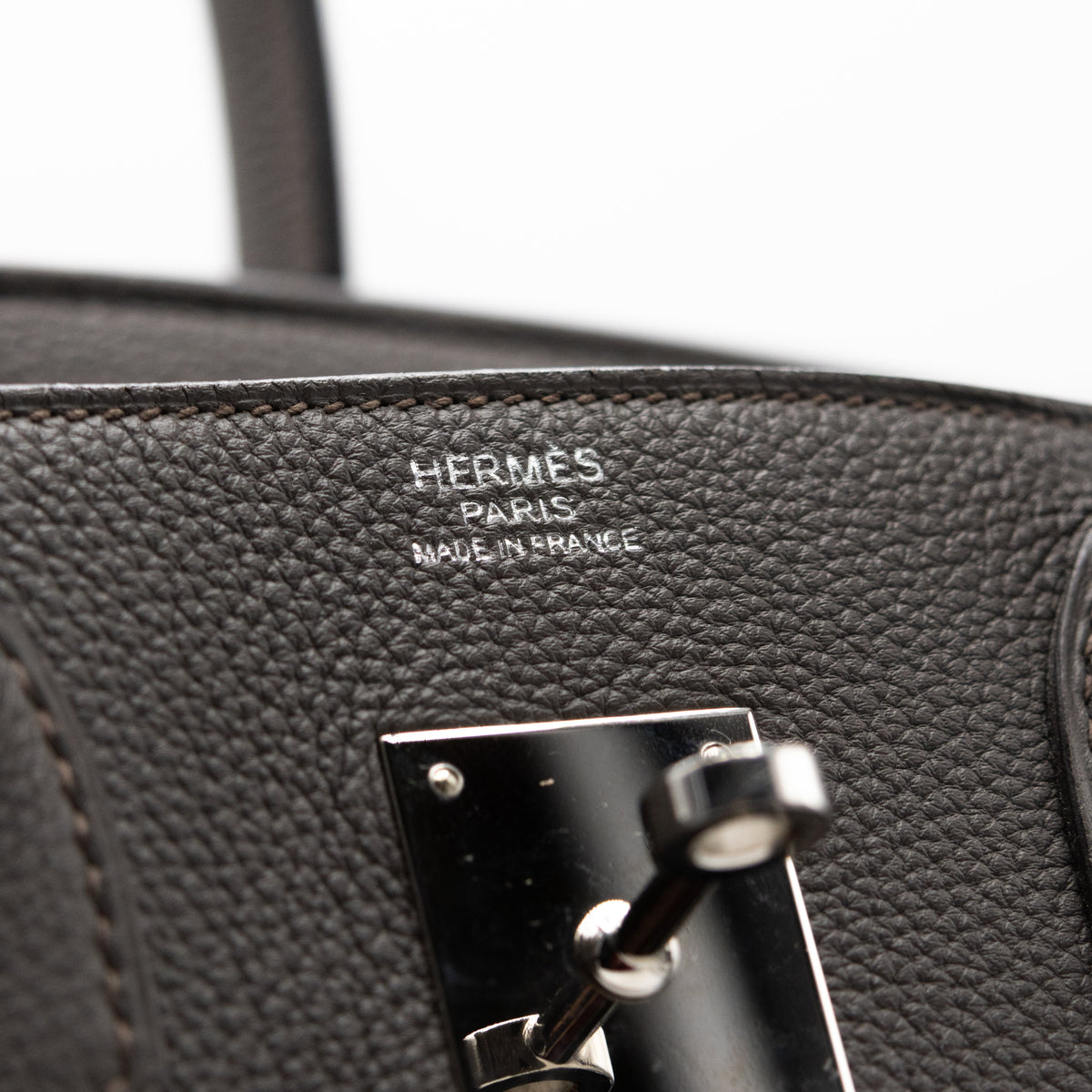 Sac à main Hermès Birkin 30 Etoupe grey