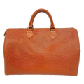 Sac à main Louis Vuitton Épi Speedy 35  marron