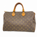 Sac à main Louis Vuitton Monogram Speedy 35 marron