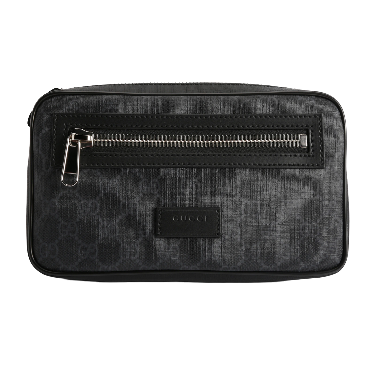 Sac banane GG Supreme Soft Noir / Gris