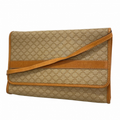 Sac à bandoulière Céline Macadam beige marron
