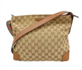 Sac bandoulière Gucci GG Canvas Sherry Line beige