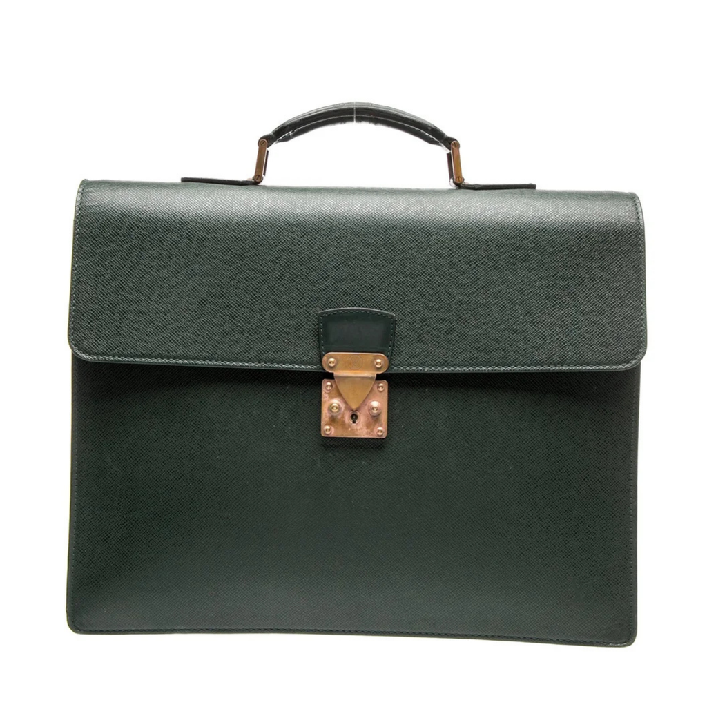 Sac business Louis Vuitton Moskova Taïga ardoise