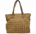 Sac cabas Chanel New Travel Line nylon kaki