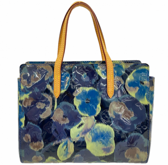 Sac Vernis Ikat Fleur Catalina BB Bleu