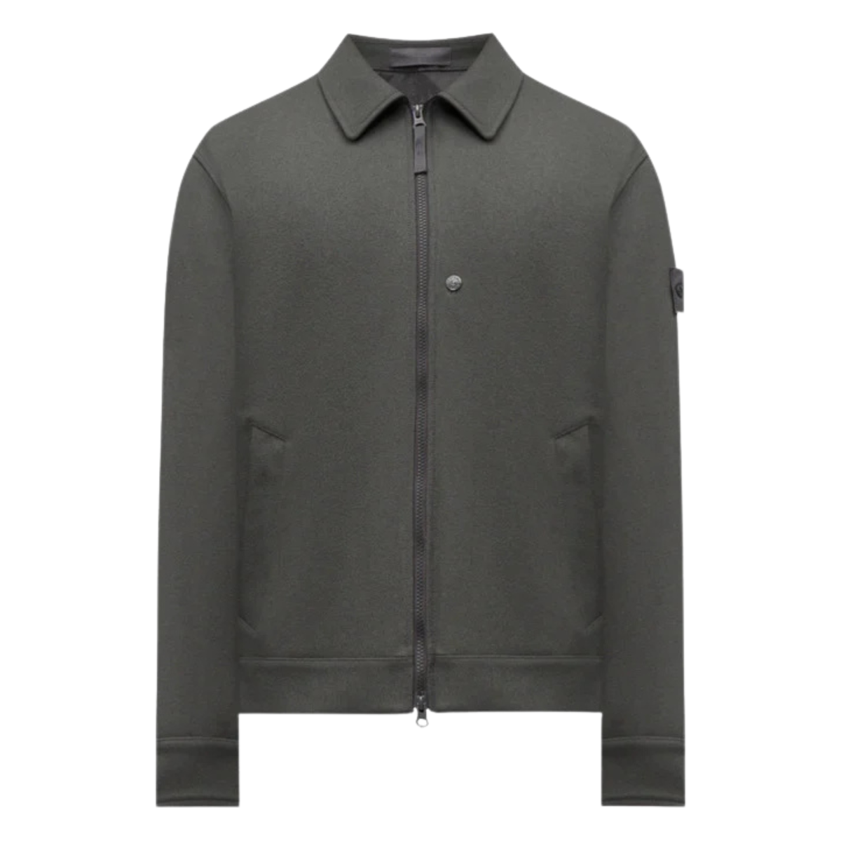 Stone Island Jacket Flannel Grey Ghost