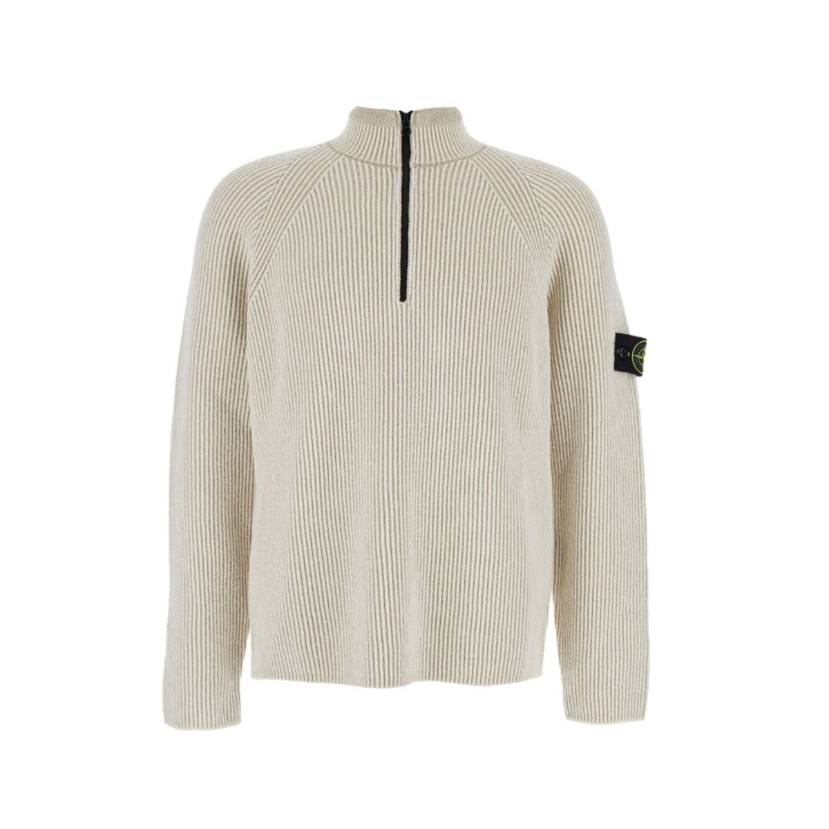 Stone Island Pull Cardigan Laine Beige