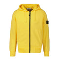 Stone Island  Zip Hoodie - Yellow