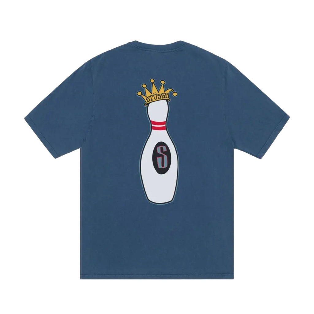 Stussy T-Shirt Pigment Dyed Kingpin Bleu Marine
