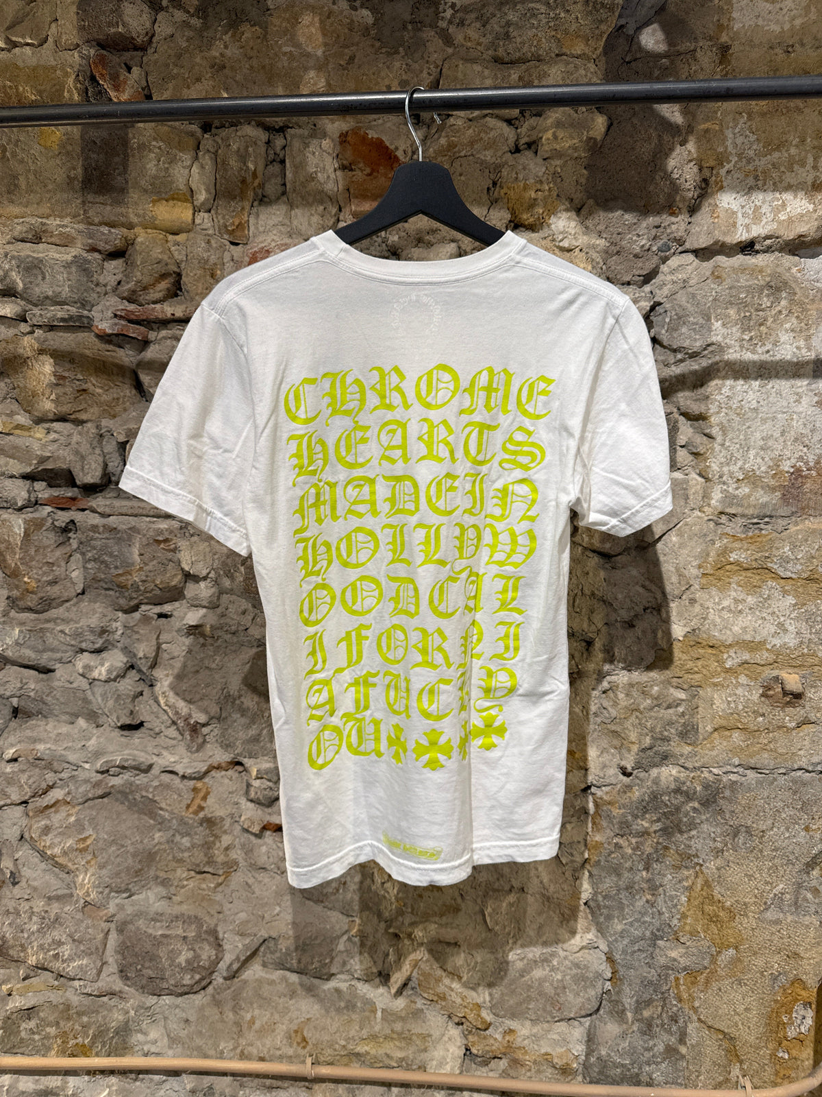 Chrome Hearts T-Shirt Pocket Crew "White Green" Chrome Hearts