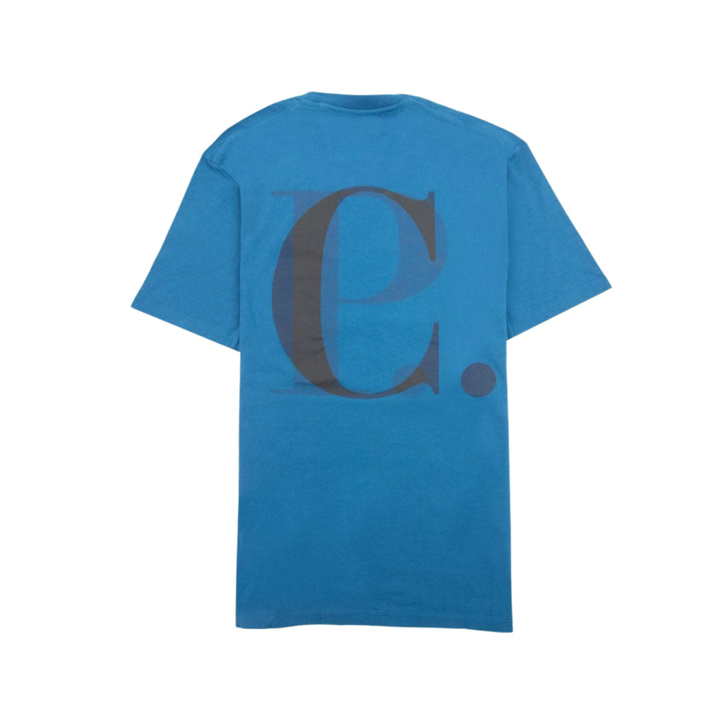 Tee-Shirt CP Company Graphic Bleu